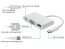Multi poort adaptor voor USB-C naar VGA